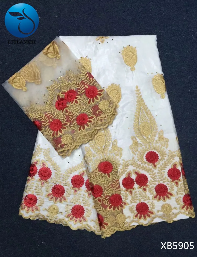 LIULANZHI Африканский tissu Базен riche getzner ткань голубой парчи жаккардовая хлопок с