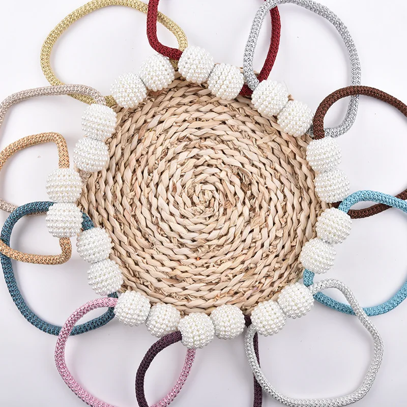 1 пара аксессуары для украшения штор креативный жемчуг магнит занавески застежка