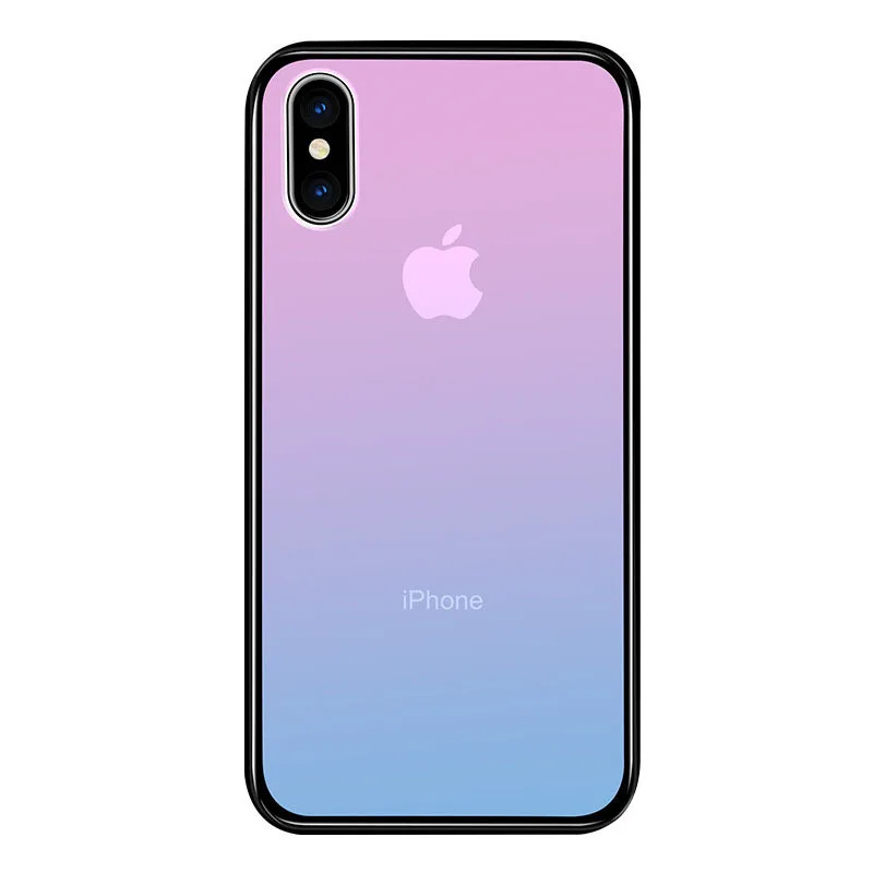 Pattern 5 Для iPhone 11 Pro Max чехол градиентной расцветки Aurora чехол из закаленного стекла для iPhone XS Max XR XS X 7 8 6 6S Plus 11 Pro Жесткий Чехол - Цвет: Pattern 5