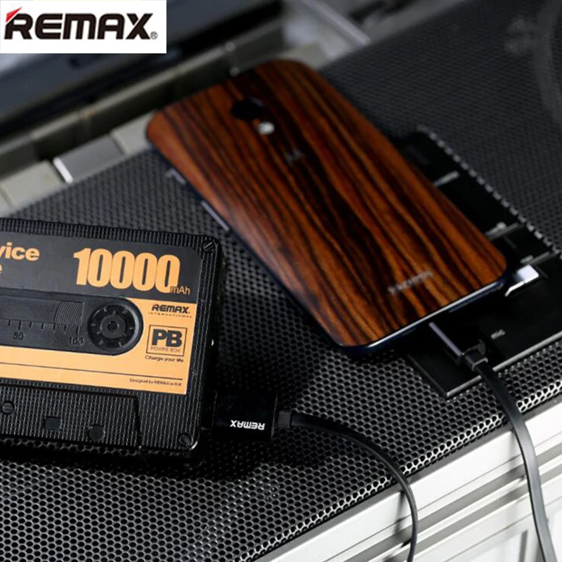 Remax магнитная лента мобильный power Bank USB внешний аккумулятор Зарядка Pover банк для