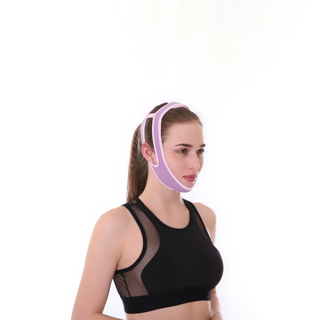 Маска-бандаж для подтяжки кожи лица против двойного подбородка | Красота и