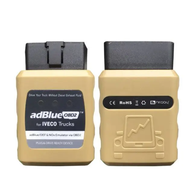 Emulador de Adblue Эмулятор AdblueOBD2 грузовики сканер дизель сверхмощный грузовик сканирующий инструмент OBD2 штекер и привод