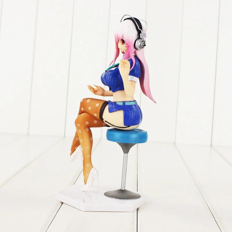 20 см аниме Sonico Figura Giocattolo Сексуальная Супер lɺscolto di Musica Modello Bambola № 002 per la raccolta |