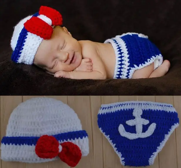 2015 новорожденных вязаное крючком для детей Детские фотографии реквизит ручной