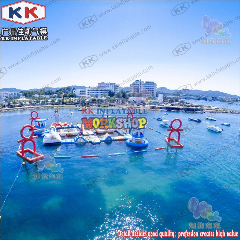 Надувной водный аттракцион Aqua Adventure из ПВХ на заказ 0 9 мм|Водные горки| |
