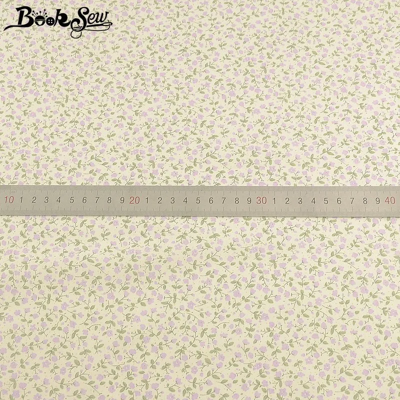 Booksew 100% хлопчатобумажная ткань с принтом фиолетовых цветов Анкары сделай сам для