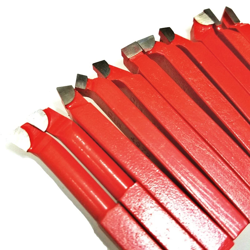11Pcs 10x10 mm Carbide Tip Tipped Bit Set Brazed Milling Cutter Tools For Metal Cnc Lathe Welding Turning Tool Holder | Инструменты