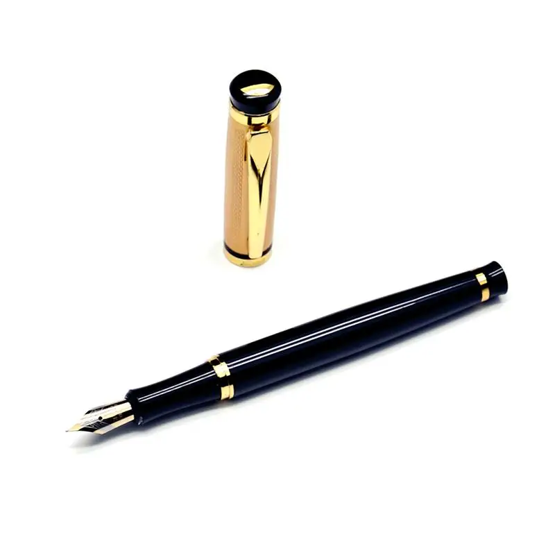 Single pen Guoyi Q10 Роскошная тяжелая металлическая чернильная ручка, 50 шт./лот, для учебы, офиса, школы, канцелярские принадлежности, Подарочная роскошная ручка и бизнес-ручка для отелей - Цвет: Single pen