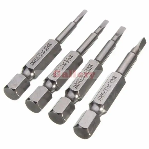 

4 Pcs 1/4 Inch Hex Shank S2 Steel Magnetic Triangle Screwdriver Bits 1 Screwdriver
