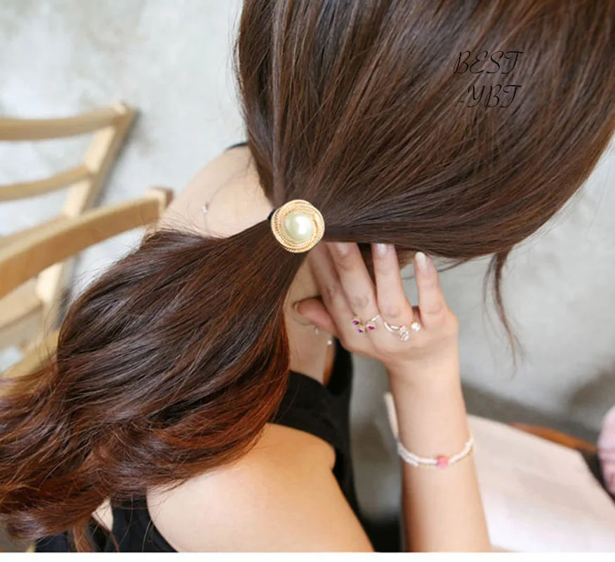 Модная красивая повязка для волос в Корейском стиле с цветком розы простая