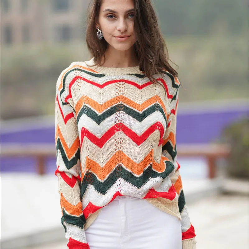 Commuter свитер с круглым вырезом женский зимний 2019 пуловер трикотажная одежда