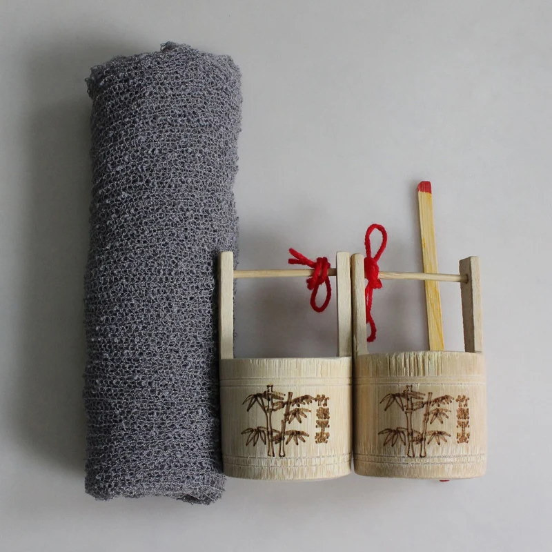 Новорожденный ребенок Фотография монах переноски воды тематический реквизит