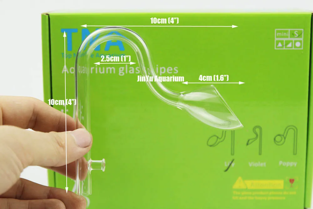 TNA стеклянная труба мини нано Лилия пион Мак приток тока фильтр Аксессуар водяное