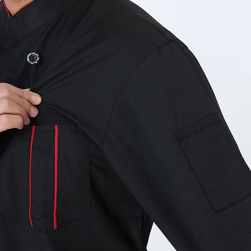 Новинка 2017 с длинным рукавом для мужчин/женщин шеф повара отеля работы ресторана