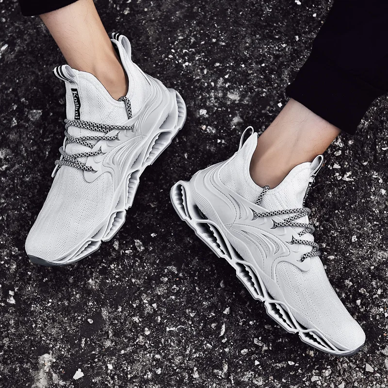 TRAANO Shoes Men Sneakers Sport Spring Summer Models Hot Sale Breathable Blade The Series Lace-Up Style CC-120 | Обувь