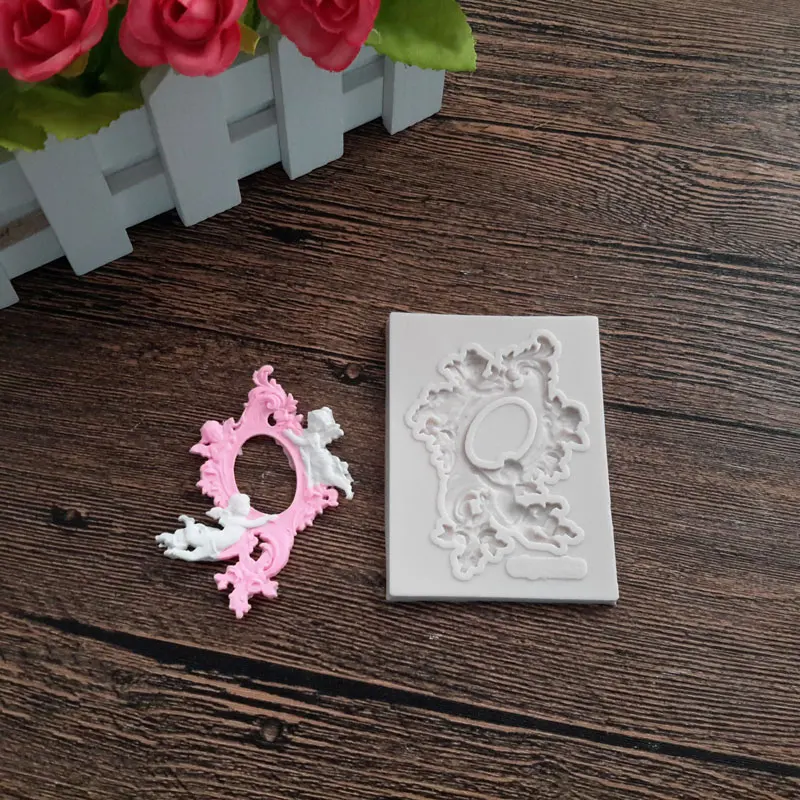 Angel Frame Sugarcraft форма для украшения тортов помадки формы из полимерной глины жвачки