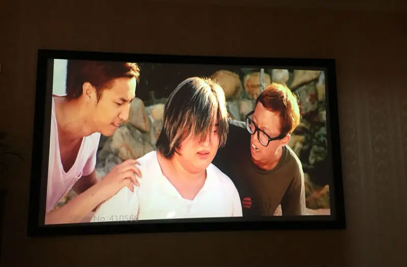 3d-проекционный экран с отличным изображением 110 дюйма встроенная фиксированная