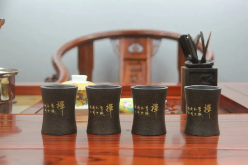 Чайная чашка исинь растушеванная руда Бриллиантовая маленькая Zen означает около