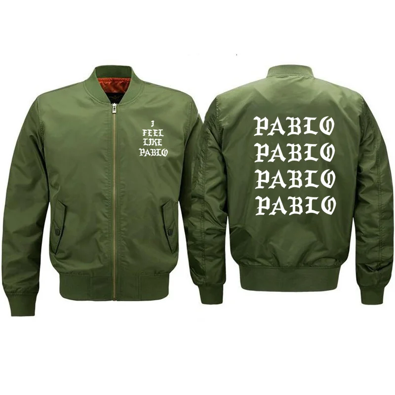 Army Green JK48 Верхняя одежда, куртки Ma1, куртка-бомбер для мужчин и женщин, jaqueta masculina Kanye West, мужская уличная куртка Pablo, пальто - Цвет: Army Green JK48