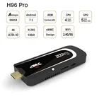 ТВ-флешка H96 Pro Plus, Android 7,1, четырехъядерный Amlogic S905X, 2 ГБ, 16 ГБ, мини-ПК 2,4G 5G Wi-Fi BT4.0 1080P HD, Miracast Tv dongle
