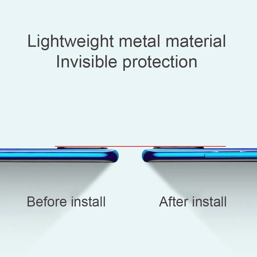 Закаленное стекло для Xiaomi Redmi K20 Note 7 Pro металлический объектив камеры защитное