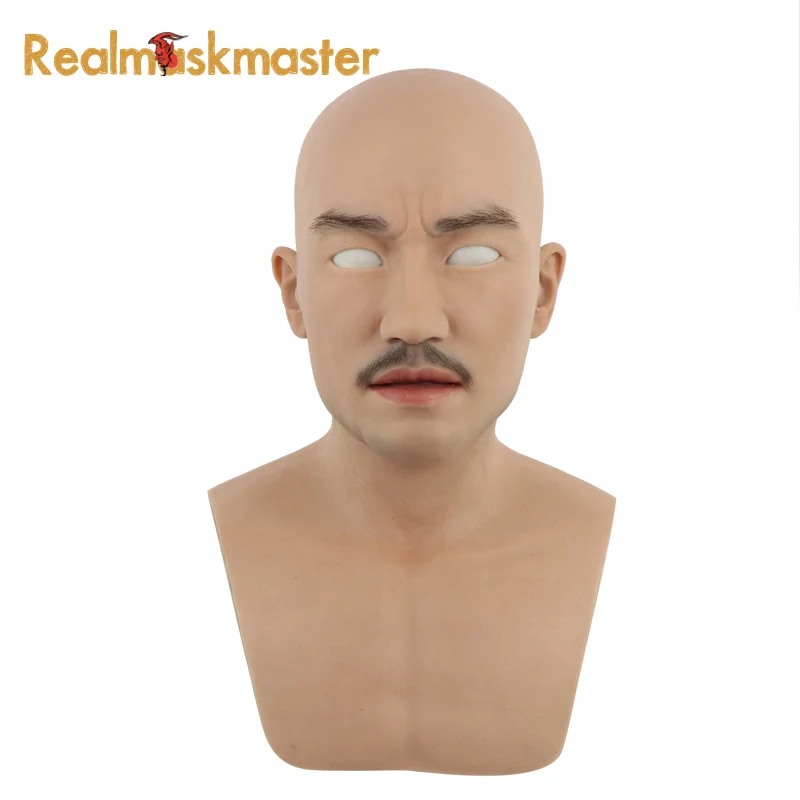 Realmaskmaster силикон для взрослых полная маска лица мужчин вечерние принадлежности