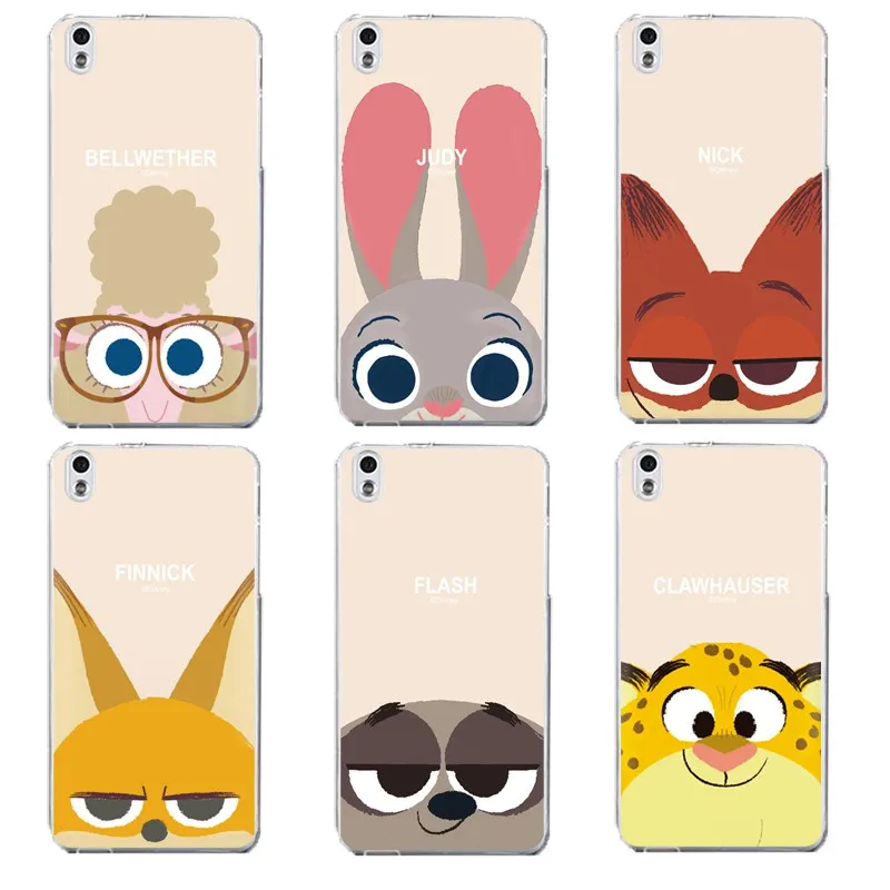 Мягкий прозрачный чехол для телефона Judy из ТПУ HTC D820 M8 M9 A9 с принтом кролика лисы