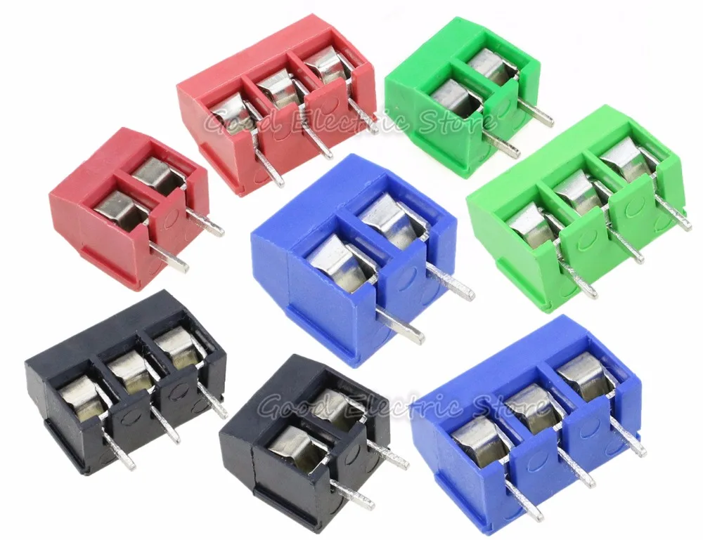 10 шт. KF301- 2 P 3 винт 5 0 мм Клеммная колодка Pin pcb коннектор | Обустройство дома
