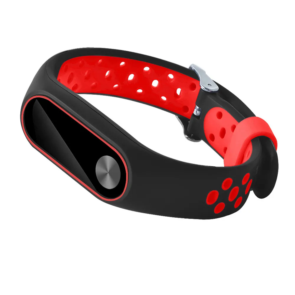 Легкий вентилируемый TPE браслет на запястье для Xiaomi Mi Band 2 фитнес-браслет умные аксессуары