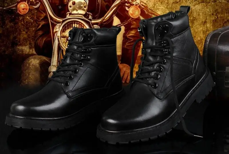 Ботильоны мужские из натуральной кожи модные ботинки мартинсы в английском