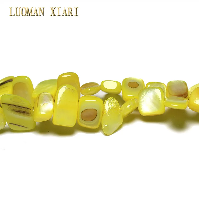 Оптовая продажа нестандартные окрашенные желтые натуральные ракушки диаметром 9