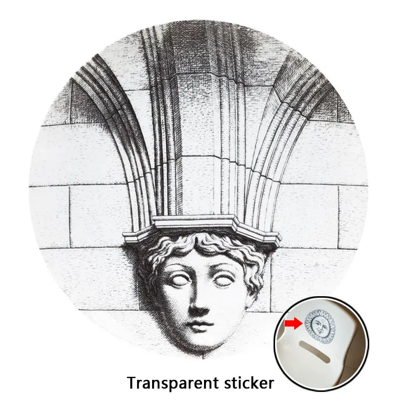 NO.169-196 дизайнерские обои Fornasetti, прозрачные наклейки на стену для украшения стен, гостиной, 1 шт - Цвет: 188