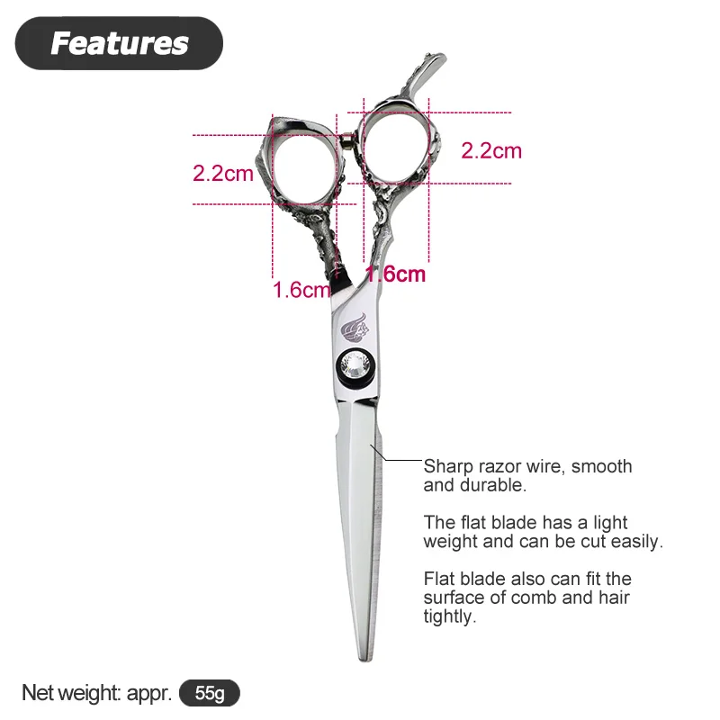 Парикмахерские ножницы univinlions для левши 6 дюймов|scissors hair design|hair of the dog meaningscissor cut |