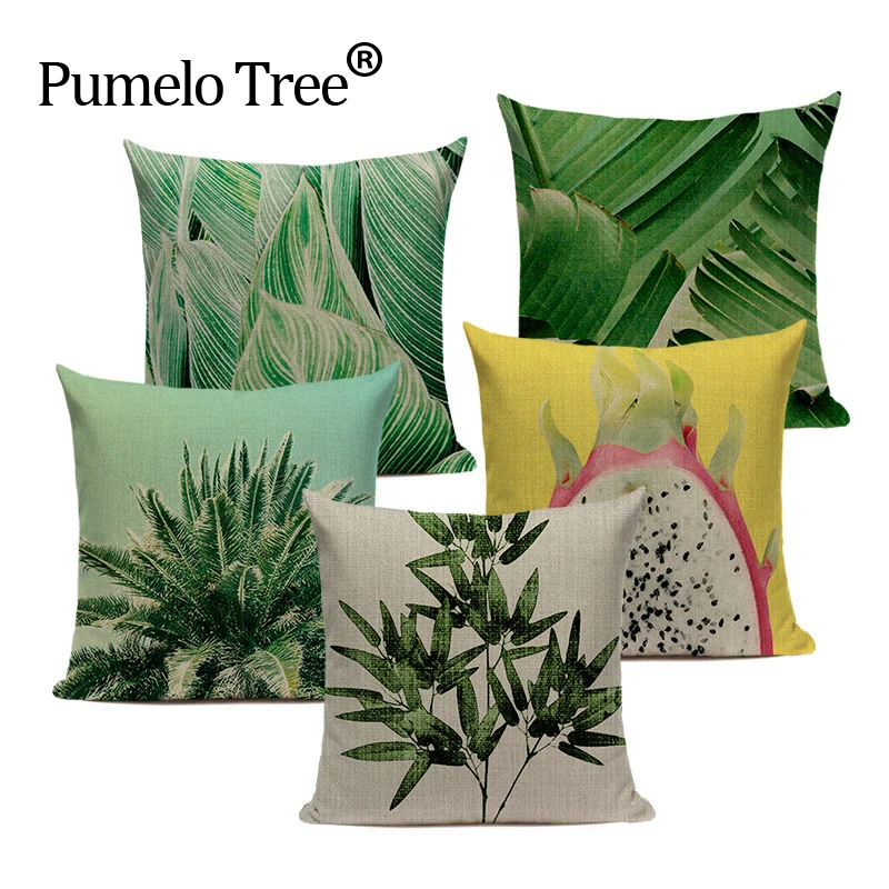 

Plant Cactus Fruit Pineapple Kussenhoes Wedding Gifts Farmhouse Hotel Pillow Case Seat Car Sofa Home Decor Throw Pillow Cover