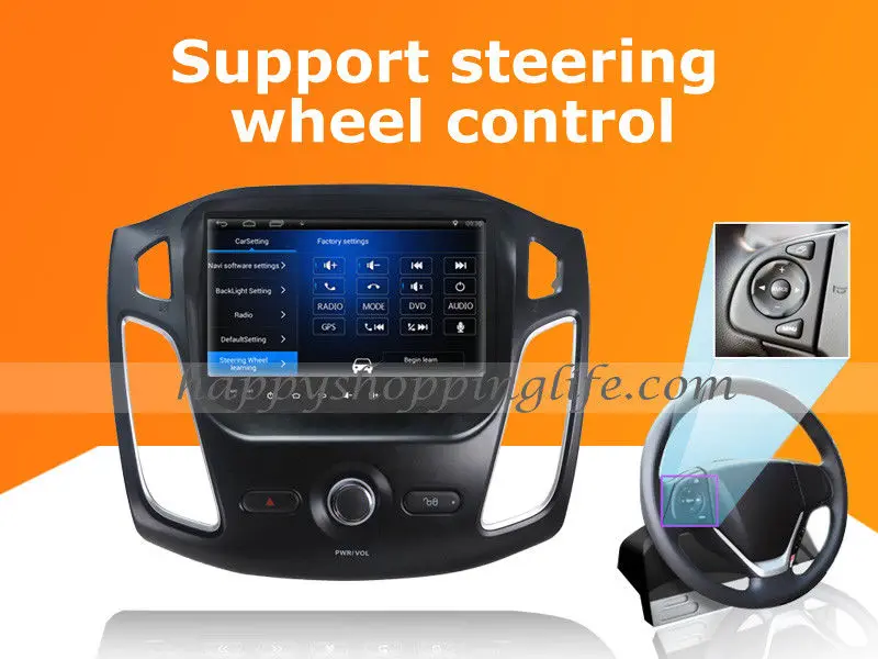 9 &quotAndroid 7 1 Автомобильный мультимедийный плеер для Ford Focus 2012 2013 DVD Авто Радио