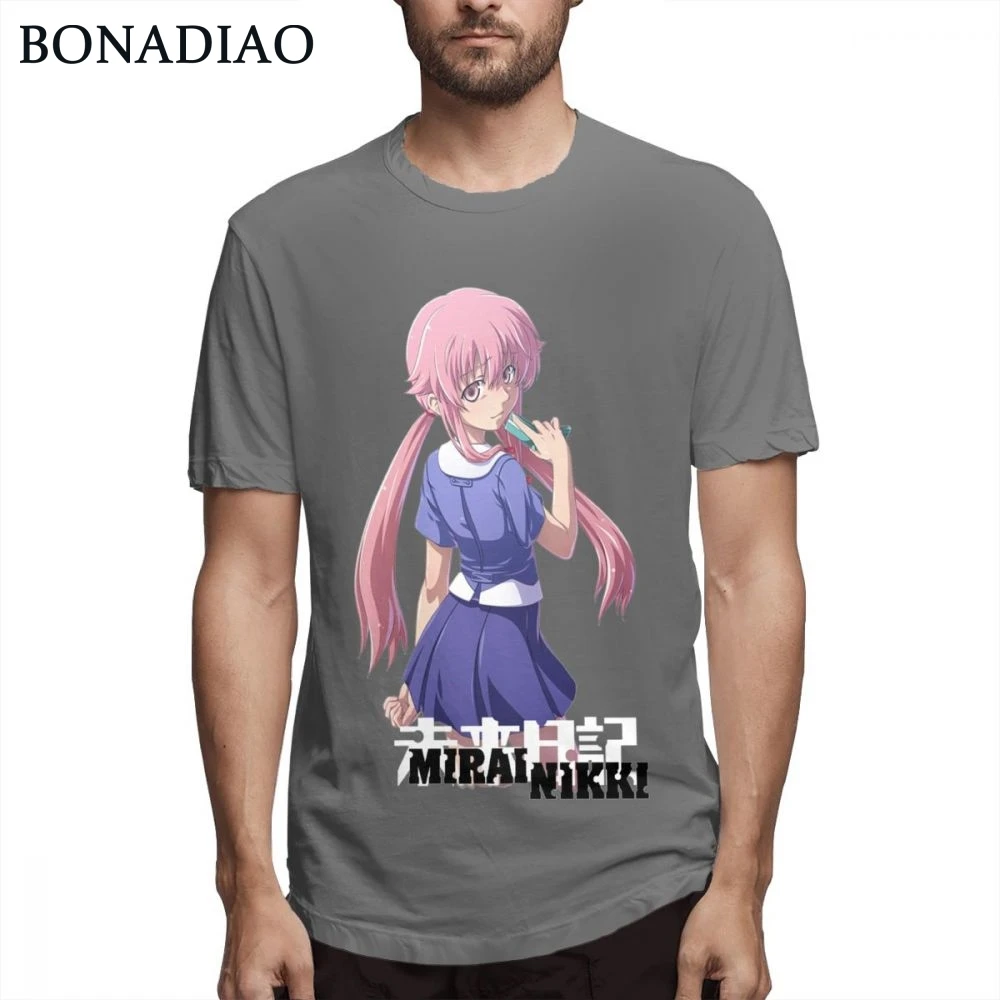 

Футболка мужская с графическим принтом Mirai Nikki Gasai Yuno Future Diary