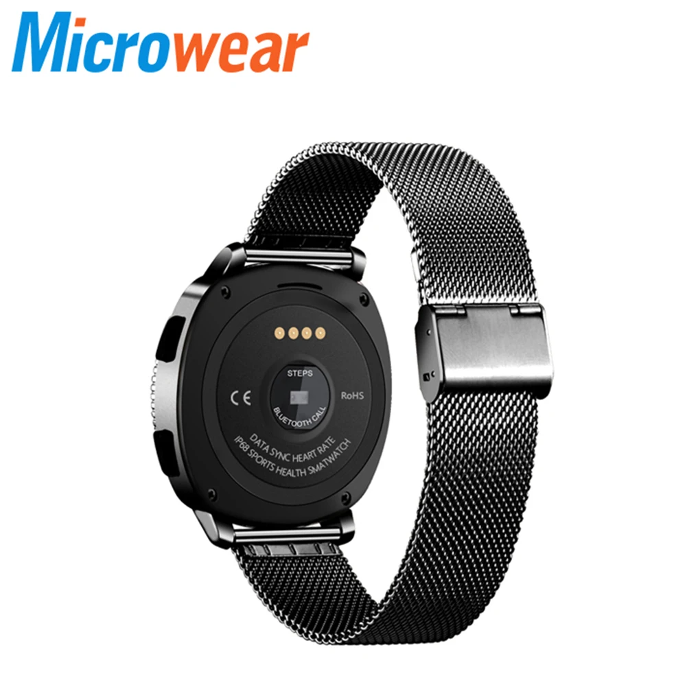 Новое поступление Microwear водонепроницаемый L2 спортивные Смарт-часы монитор сердечного ритма во время сна секундомер
