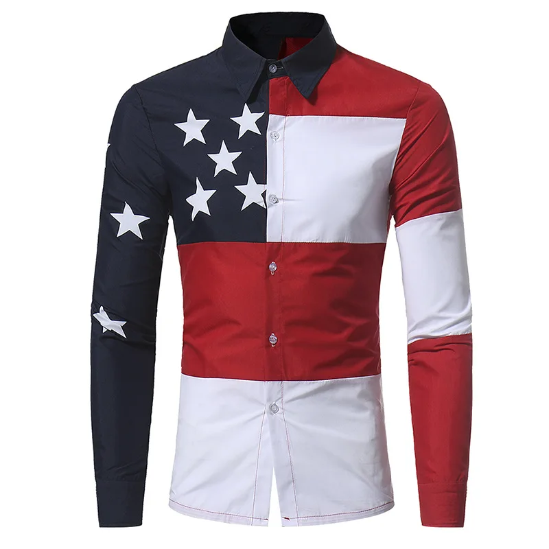2018 Новый Slim Fit Для мужчин рубашка с длинными рукавами модный бренд одежда Camisa