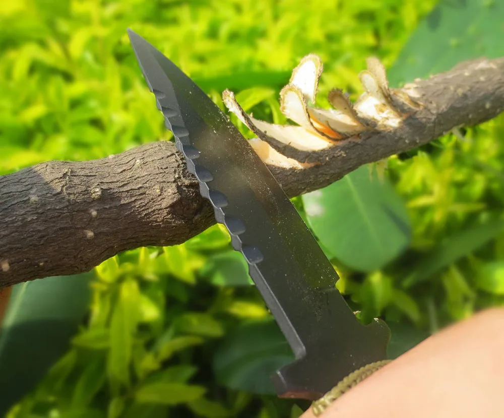 Походный нож 7 5 дюйма боевой тактический для выживания охотничий с нейлоновой