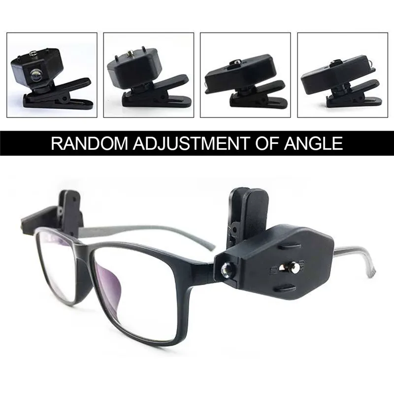 

Portable Mini LED Flashlight Glasses Lamp Outdoor Camping Hiking Emergency Rotatable Detachable portable spotlight led worklight