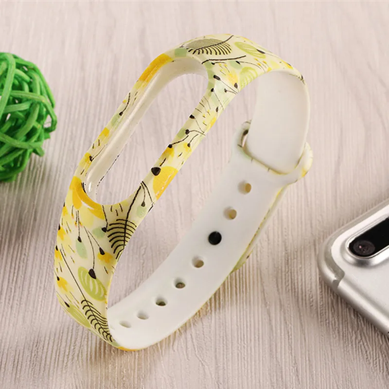 Браслет для Xiaomi Mi Band 2 спортивный ремешок часы силиконовый Miand браслет Miband