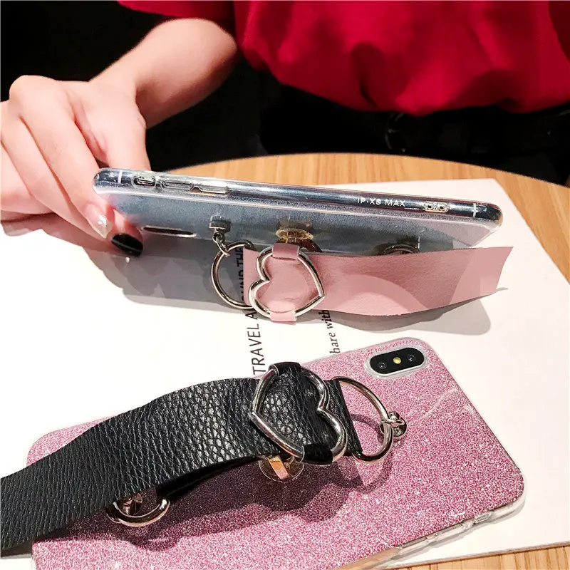 Gliiter Cases For Samsung Galaxy A9 Star Pro Lite A9s A8 Plus A7 A6 A5 A3 2018 2017 2016 Bling Ring Wristband Covers Bumper |