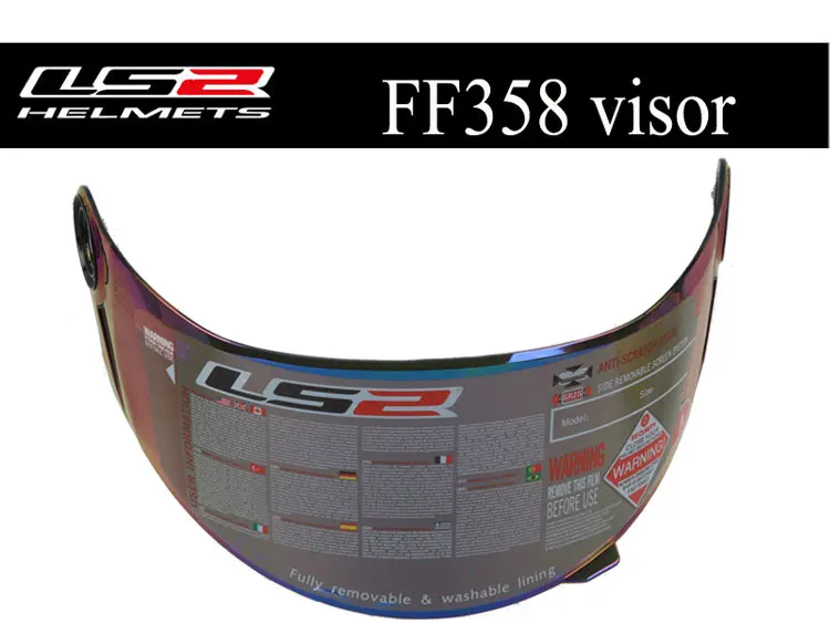 Козырек LS2 шлем FF358 анфас мотоциклетный шлем vr-шлем Multi-coloroptional объектив подходит для ls2 FF396 FF392