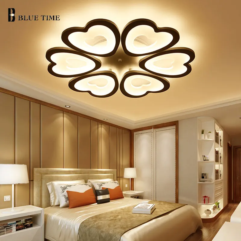 Белая акриловая современная светодиодная Люстра для гостиной спальни простая