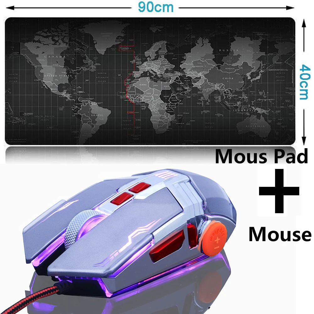 900X400mm MMR6 Gray ZUOYA игровая мышь и игровой коврик для мыши, комбинированная профессиональная геймерская мышь+ большой коврик для мыши, USB проводной светодиодный оптический коврик для ПК - Цвет: 900X400mm MMR6 Gray