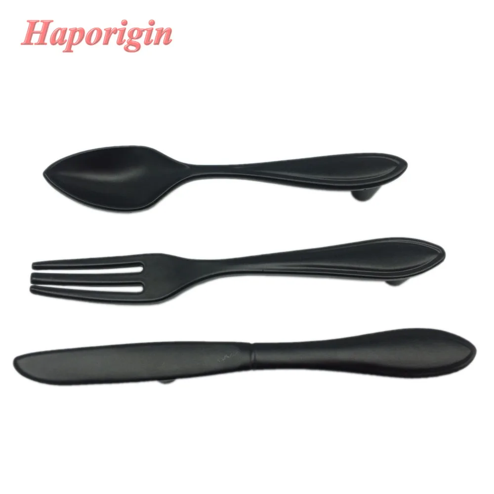 Новая ложка вилка нож ручки для кухонного шкафа ящика креативные мебельная