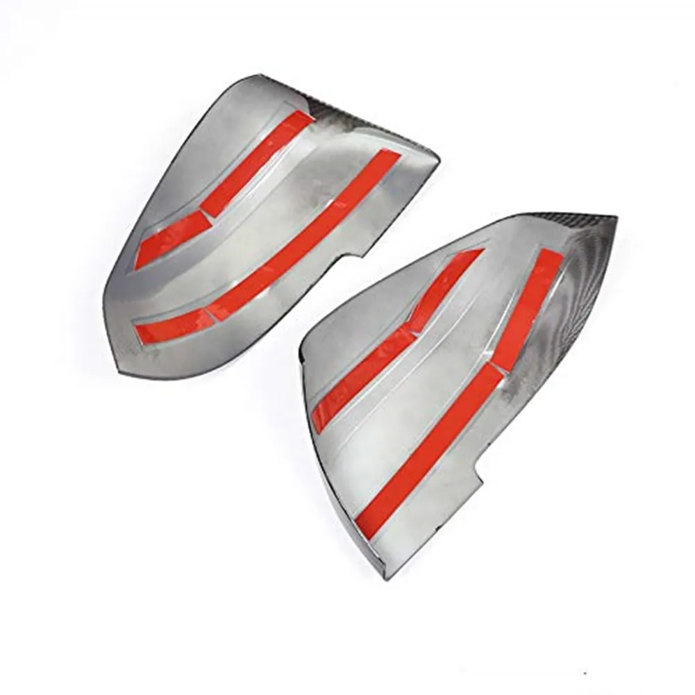 Боковое зеркало заднего вида из АБС пластика 1 пара обшивка крышки углеродного