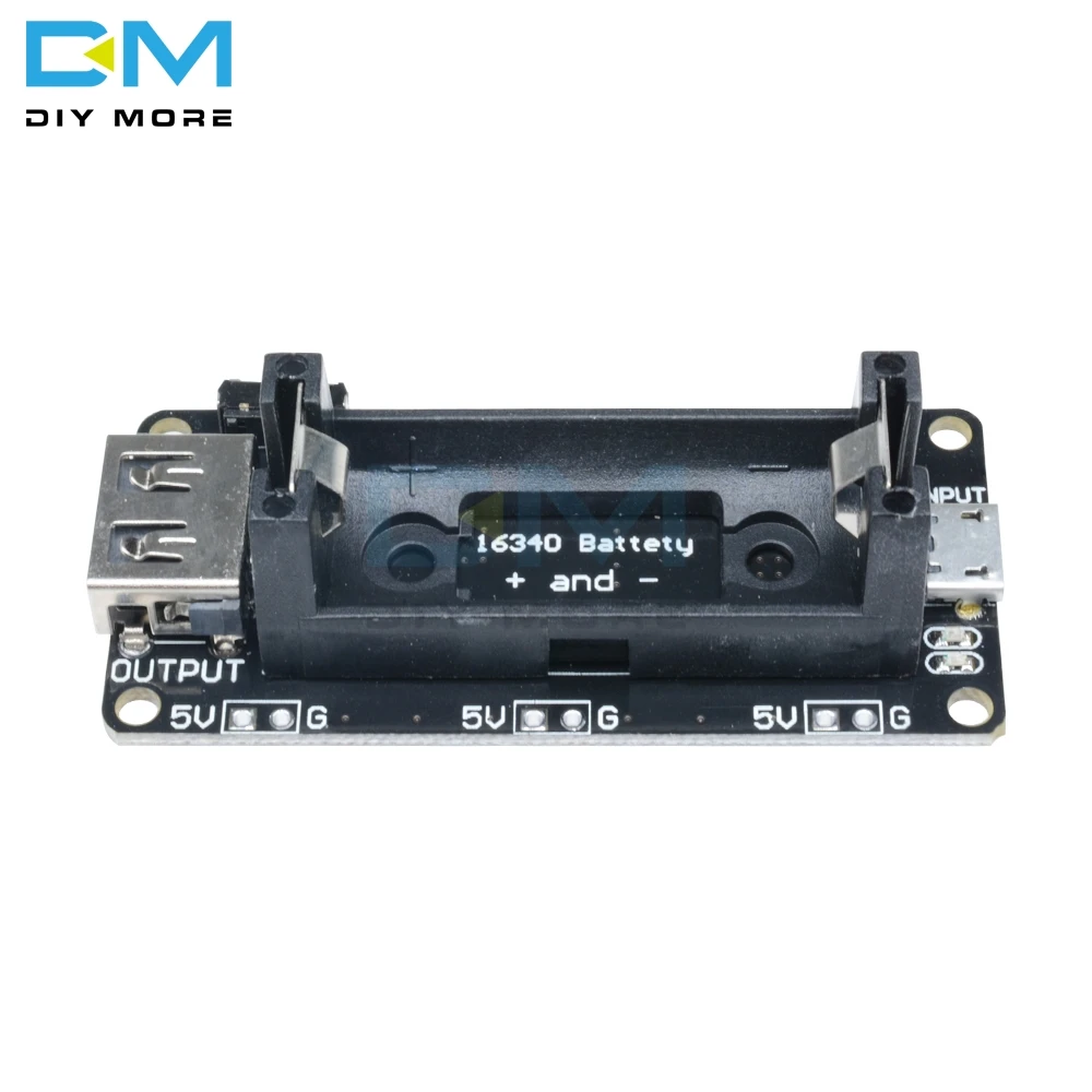 ESP8266 ESP32 двойной модуль литиевой батареи 16340 USB Мобильный Внешний аккумулятор
