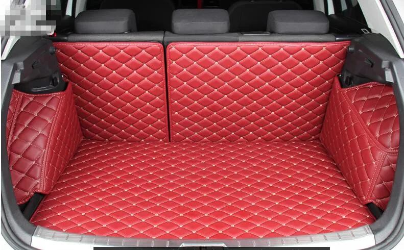 

2017 Newly! Full set trunk mats for Volkswagen Golf 2016-2011 waterproof durable cargo liner carpets for Golf 2015,Free shipping