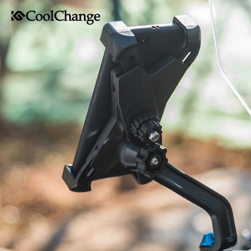 CoolChange Противоскользящий держатель для телефона для велосипеда, для спорта на открытом воздухе, для езды на велосипеде, на руль, крепление для телефона, держатель для велосипеда, для мобильного телефона